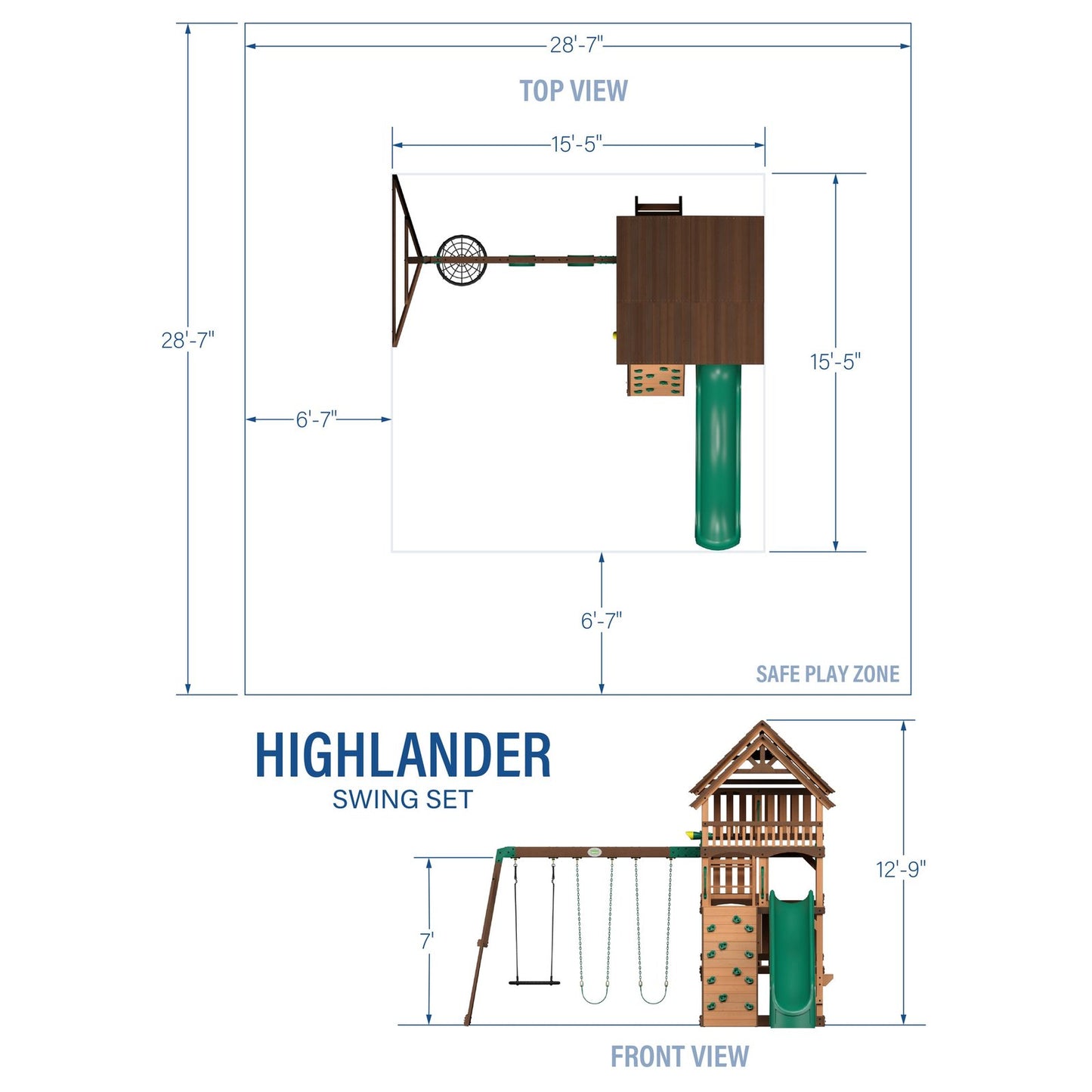 Highlander Swing Set