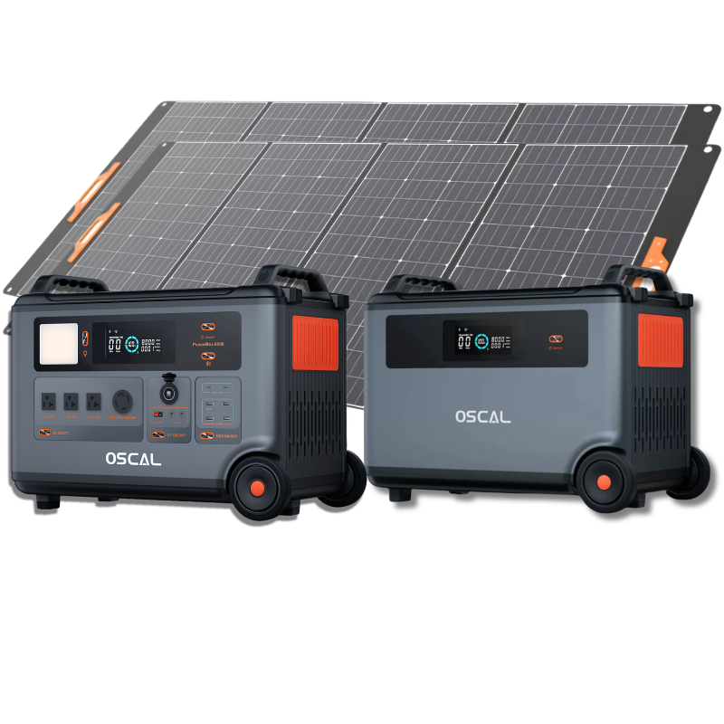 Oscal PowerMax 6000 | 6000W Portable Power Station with 120/240V Dual Voltage