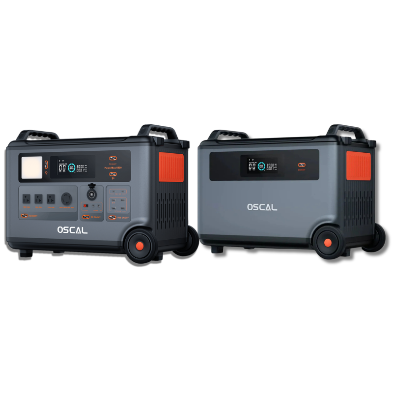 Oscal PowerMax 6000 | 6000W Portable Power Station with 120/240V Dual Voltage