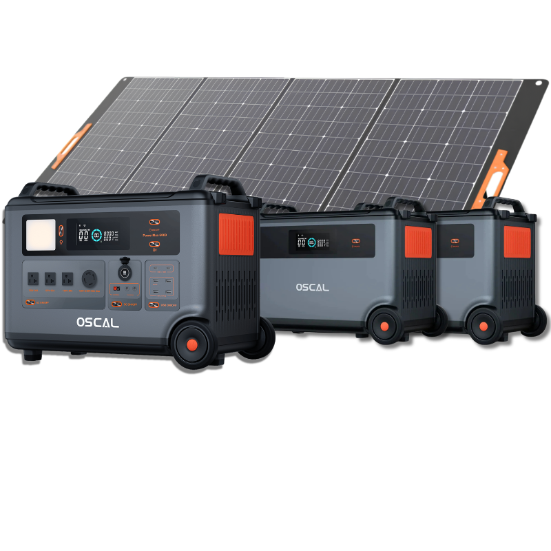 Oscal PowerMax 6000 | 6000W Portable Power Station with 120/240V Dual Voltage