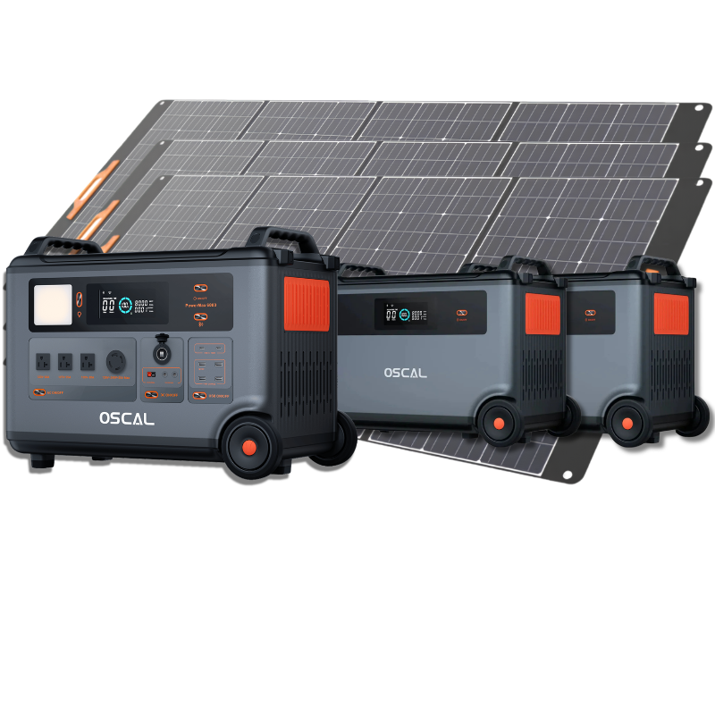 Oscal PowerMax 6000 | 6000W Portable Power Station with 120/240V Dual Voltage