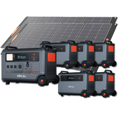 Oscal PowerMax 6000 | 6000W Portable Power Station with 120/240V Dual Voltage