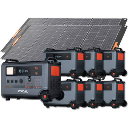 Oscal PowerMax 6000 | 6000W Portable Power Station with 120/240V Dual Voltage