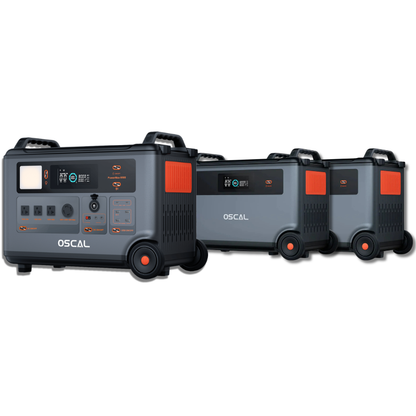 Oscal PowerMax 6000 | 6000W Portable Power Station with 120/240V Dual Voltage
