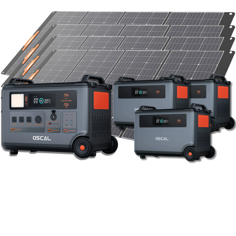 Oscal PowerMax 6000 | 6000W Portable Power Station with 120/240V Dual Voltage