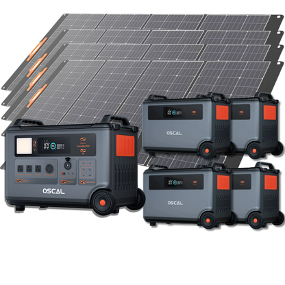 Oscal PowerMax 6000 | 6000W Portable Power Station with 120/240V Dual Voltage