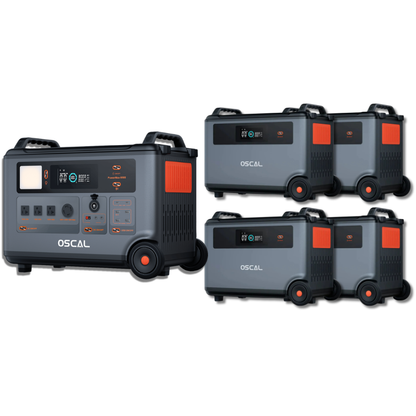 Oscal PowerMax 6000 | 6000W Portable Power Station with 120/240V Dual Voltage