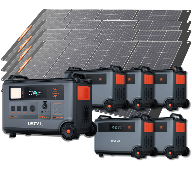 Oscal PowerMax 6000 | 6000W Portable Power Station with 120/240V Dual Voltage
