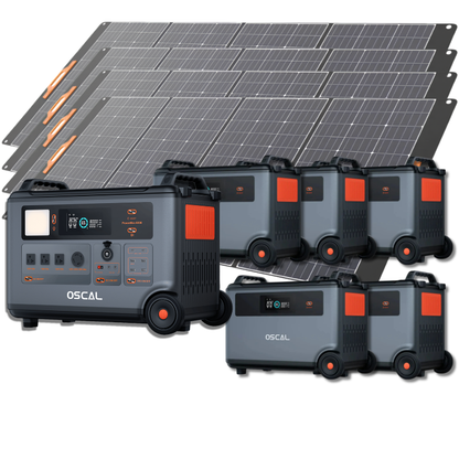 Oscal PowerMax 6000 | 6000W Portable Power Station with 120/240V Dual Voltage