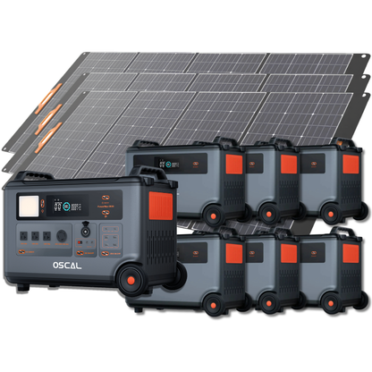 Oscal PowerMax 6000 | 6000W Portable Power Station with 120/240V Dual Voltage