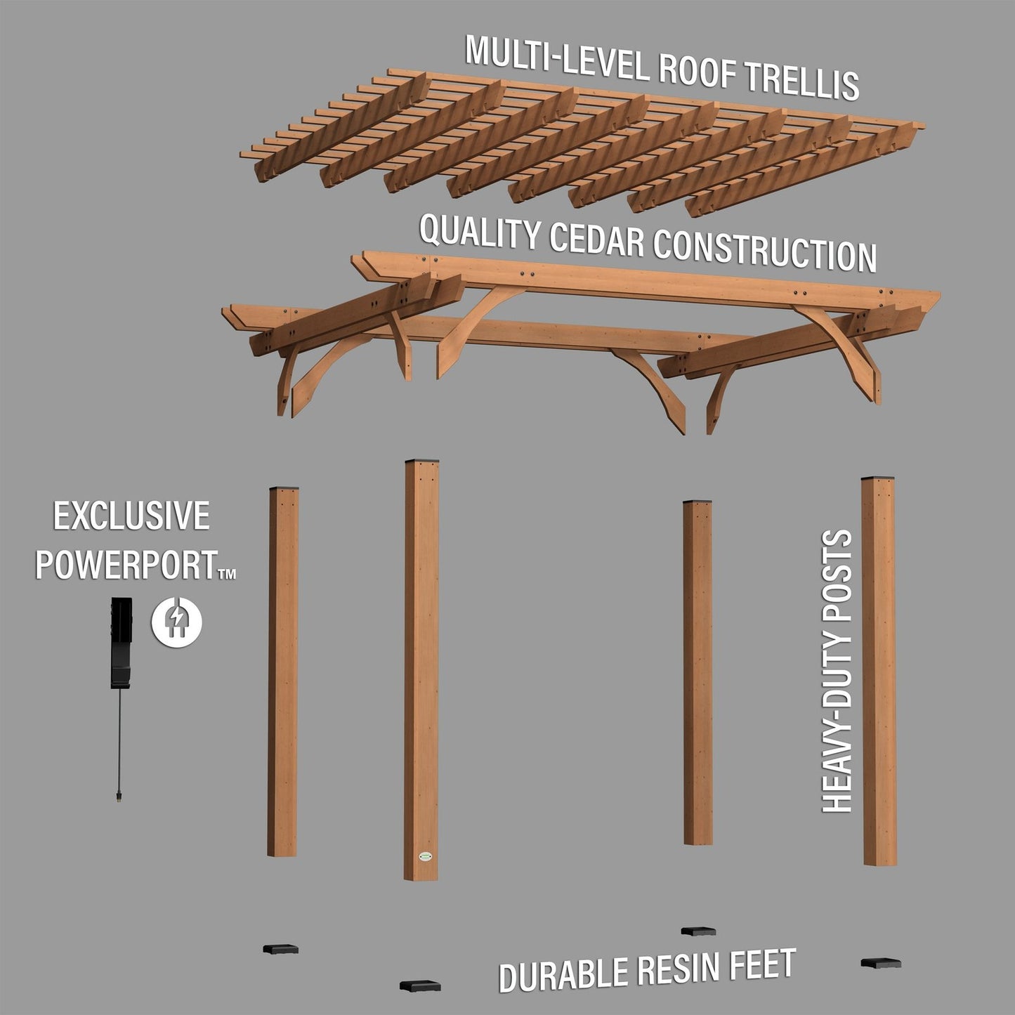 12×10 Beaumont Pergola