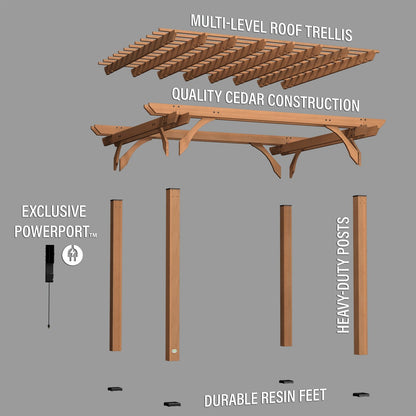 12×10 Beaumont Pergola