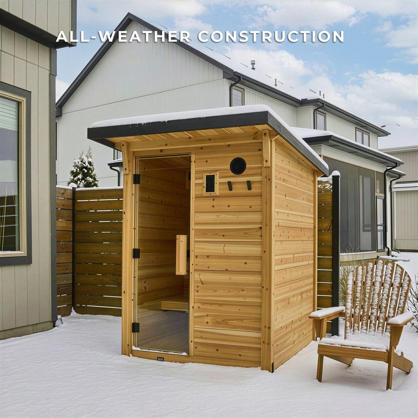 Henley Outdoor Cabin Sauna – 2-4 Person