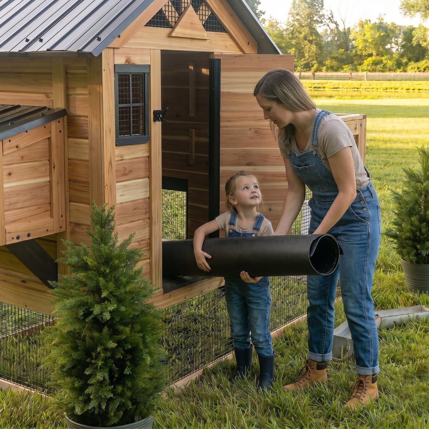 Sweetwater Chicken Coop – Brown
