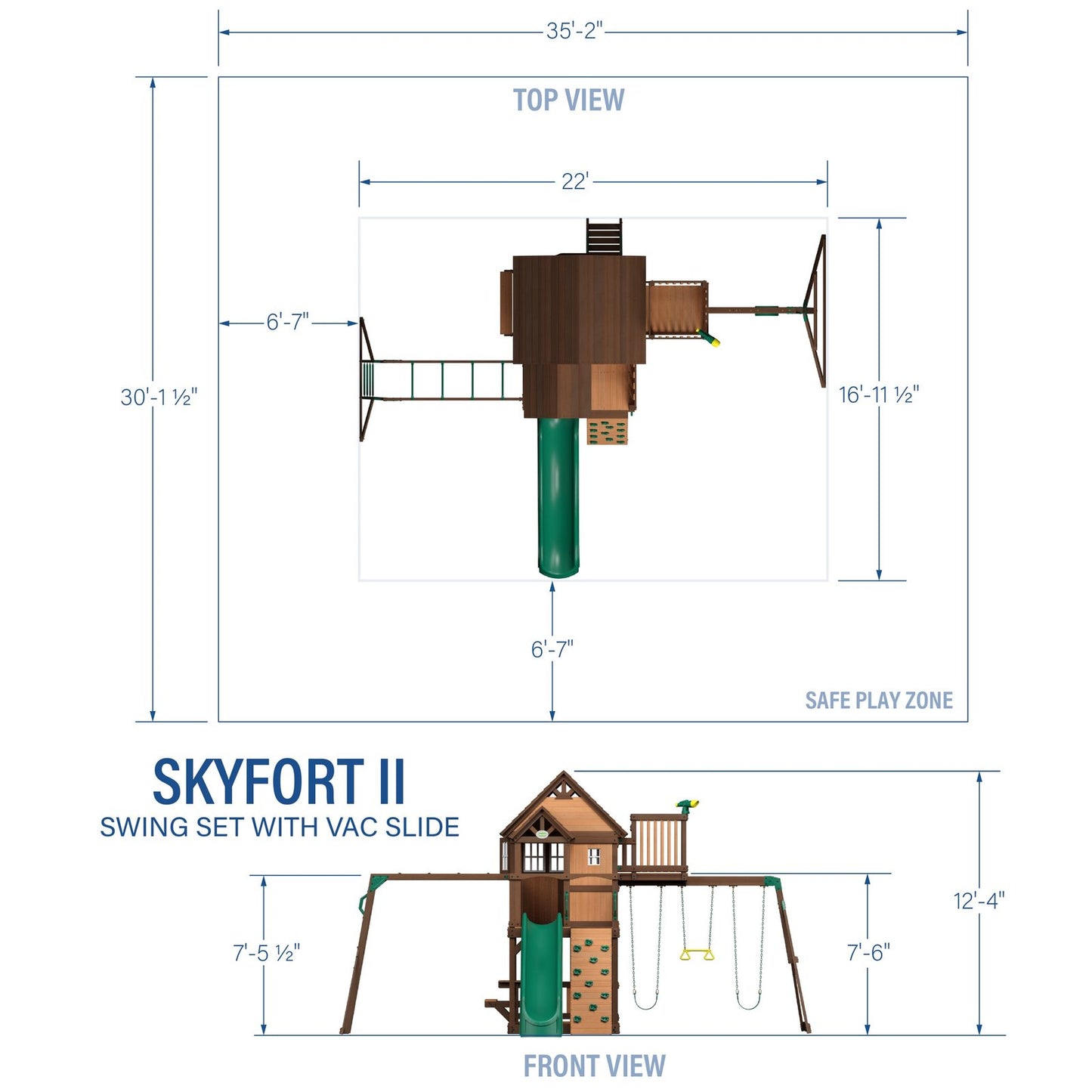 Skyfort II with Wave Slide