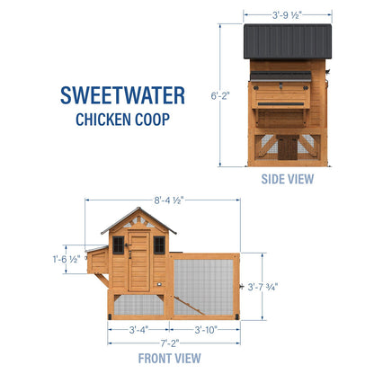 Sweetwater Chicken Coop – Brown