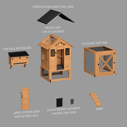 Sweetwater Chicken Coop – Brown