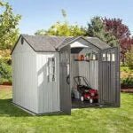 Lifetime 60243 10 ft. × 8 ft. Side-Entry Outdoor Storage Shed