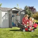 Lifetime 60243 10 ft. × 8 ft. Side-Entry Outdoor Storage Shed