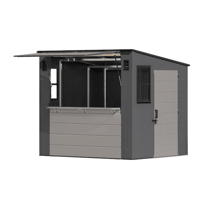 Suncast BMCB8700D 8 ft. × 7 ft. Cabana Entertainment Shed