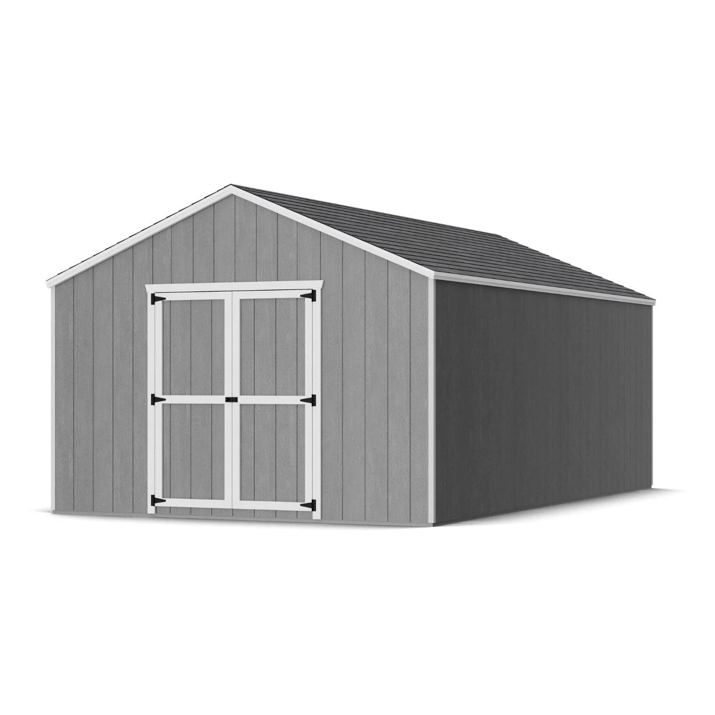 Little Cottage Co. Value Gable 12 ft. × 20 ft. Outdoor Wood Storage Shed Precut Kit
