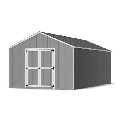 Little Cottage Co. Value Gable 12 ft. × 20 ft. Outdoor Wood Storage Shed Precut Kit