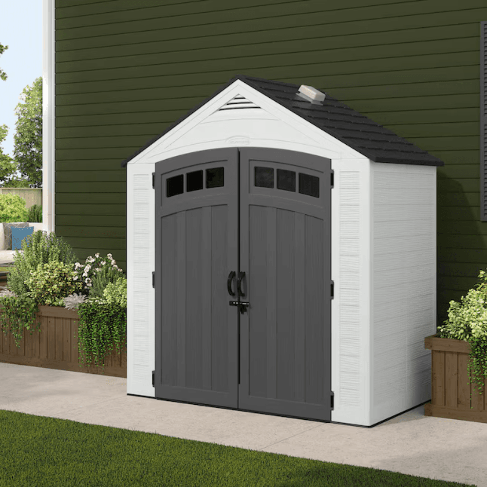 Suncast Vista 7 ft. × 4 ft. Resin Storage Shed