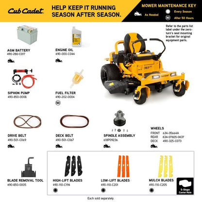 Cub Cadet Ultima ZT1 54″ 24HP Zero Turn Mower
