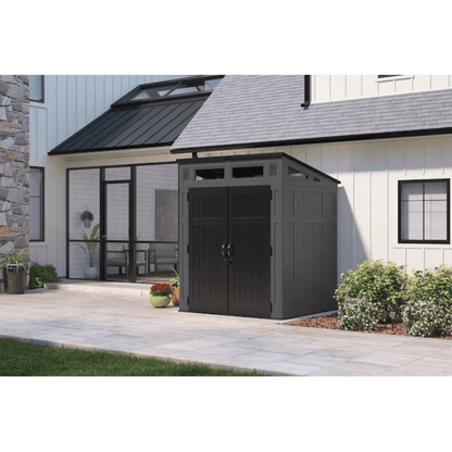 Suncast Modernist 6 ft. × 5 ft. Storage Shed with Tool Hook