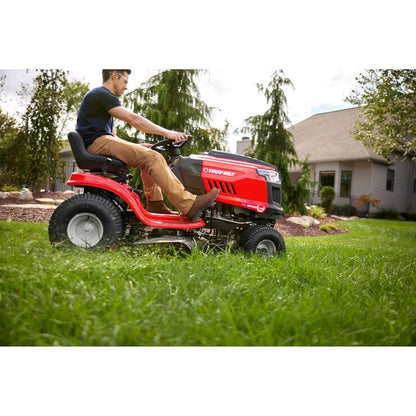 Troy-Bilt Bronco 46″ Gas Riding Lawn Mower with 547cc Engine and AutoDrive Transmission
