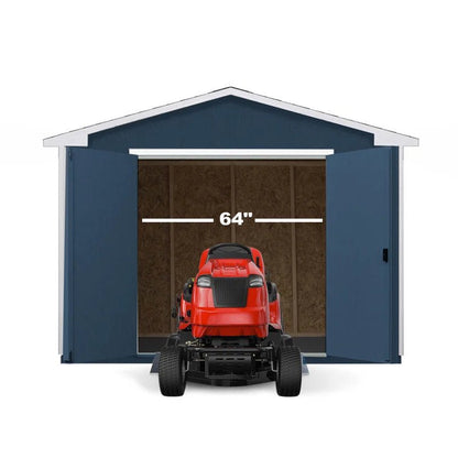 Handy Home Products Charleston Value Gable 10 ft. × 12 ft. DIY Wood Storage Shed with Floor