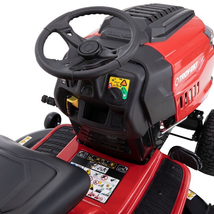 Troy-Bilt Bronco 46″ Gas Riding Lawn Mower with 547cc Engine and AutoDrive Transmission