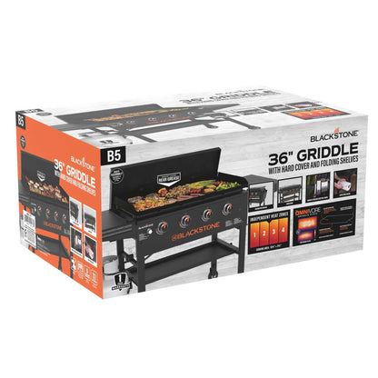 Blackstone Original 4-Burner 36" Propane Omnivore Griddle with Hard Cover