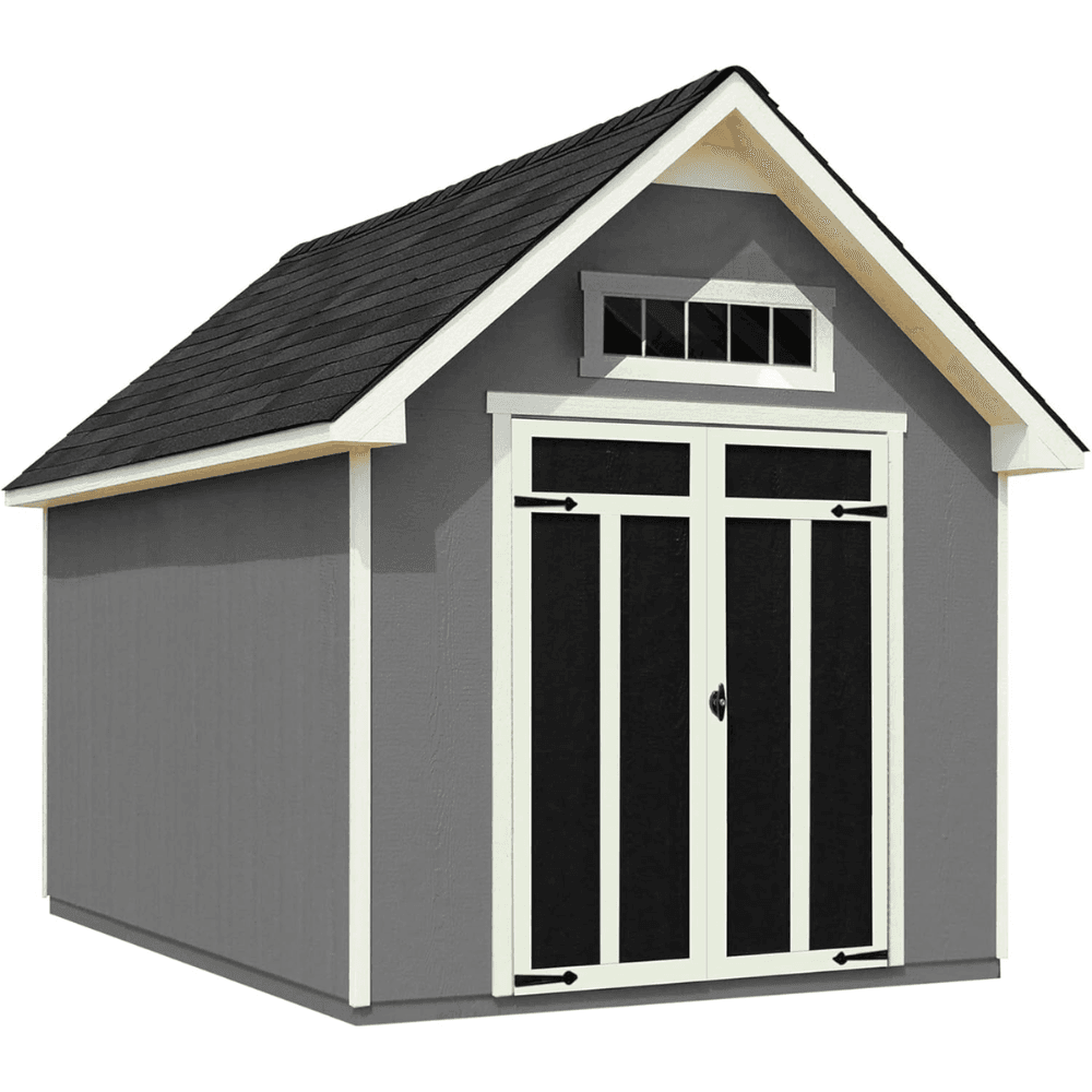 Handy Home Products Tribeca 10 ft. × 12 ft. Wood Storage Shed with Floor