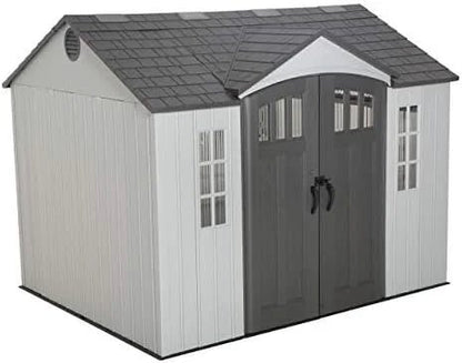 Lifetime 60243 10 ft. × 8 ft. Side-Entry Outdoor Storage Shed