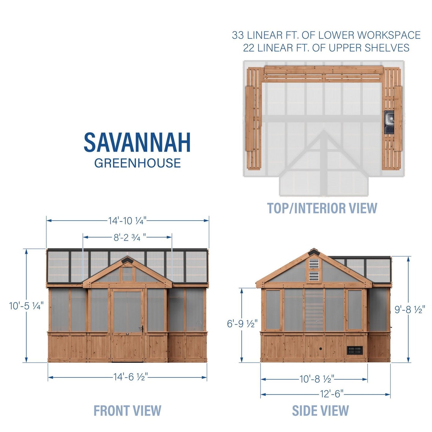 14.5×12 Savannah Greenhouse