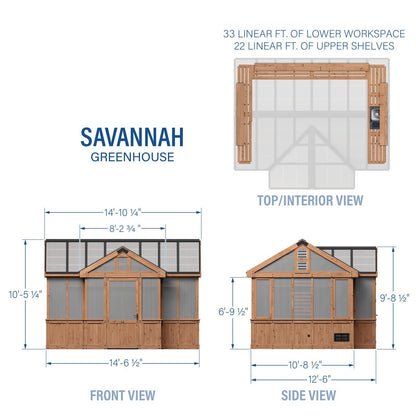14.5×12 Savannah Greenhouse