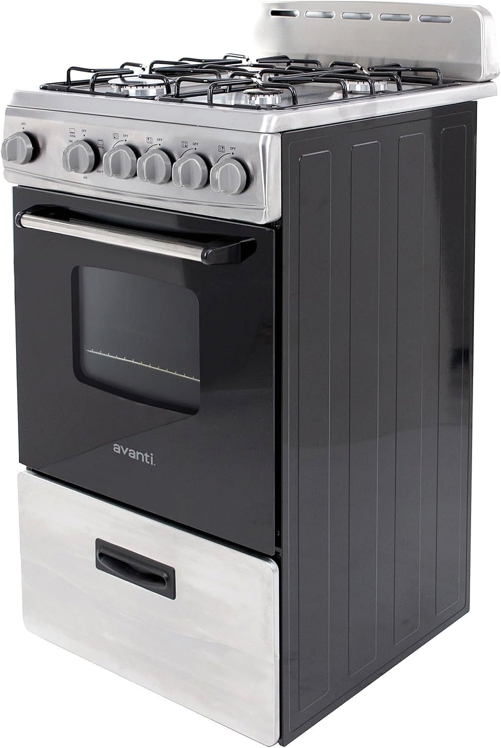 Avanti GR2013CSS 20-Inch Freestanding Gas Range, Stainless Steel