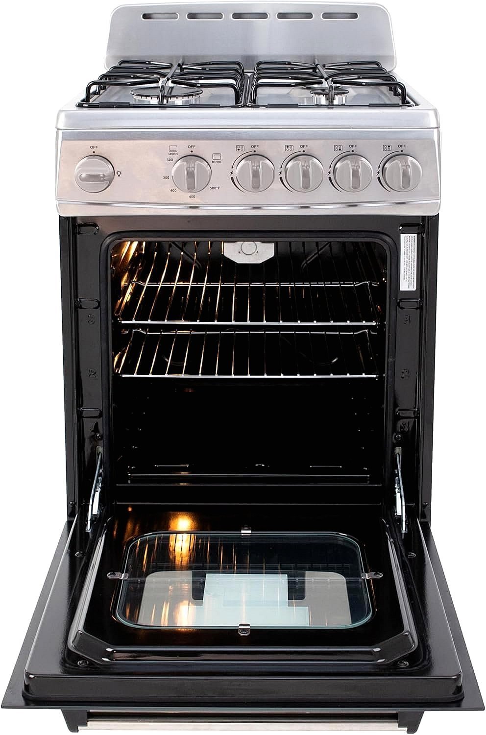 Avanti GR2013CSS 20-Inch Freestanding Gas Range, Stainless Steel