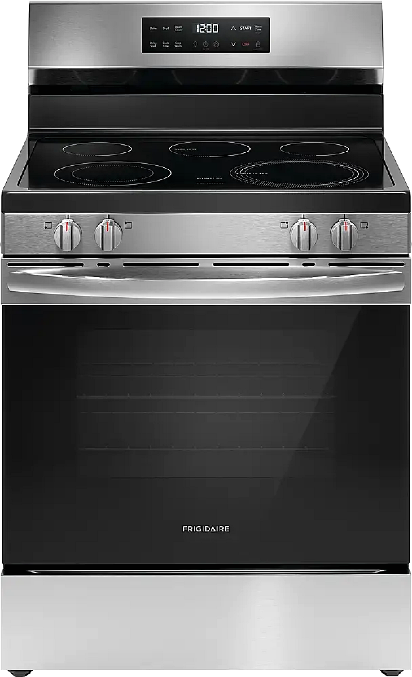 Frigidaire FCRE3062AS 30-inch Freestanding Electric Range with EvenTemp, Stainless Steel