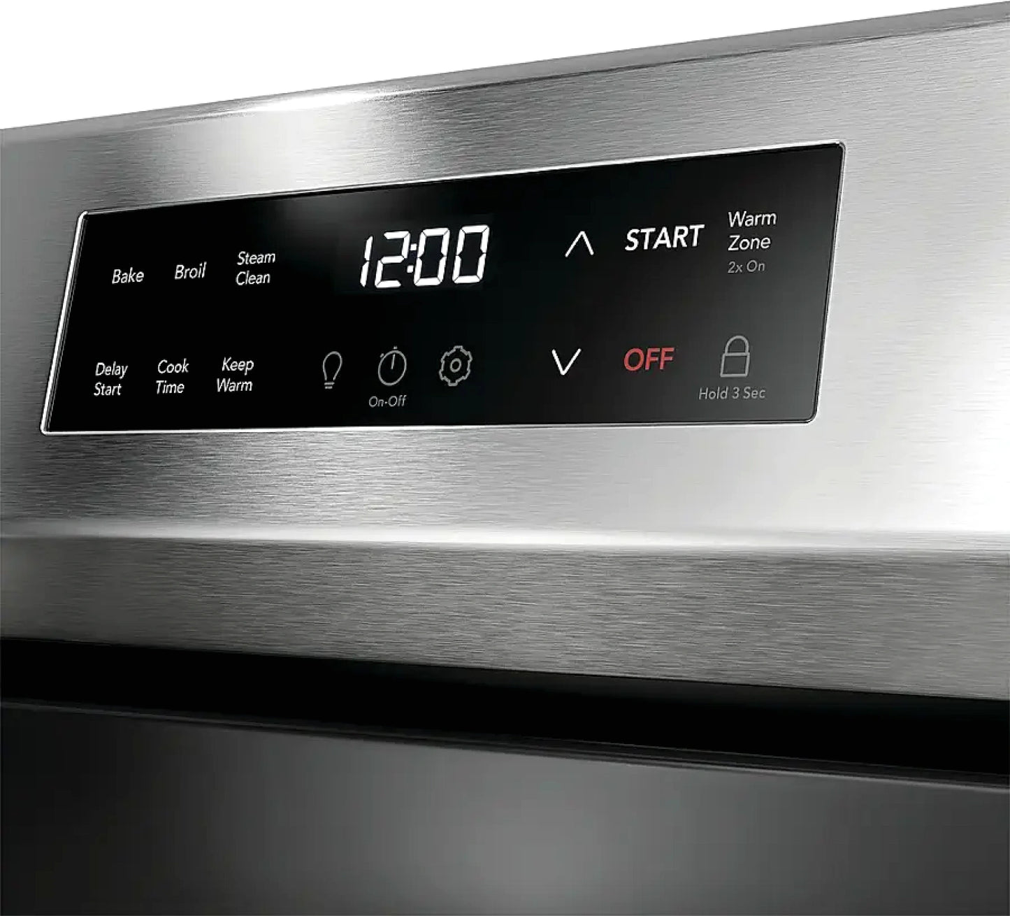 Frigidaire FCRE3062AS 30-inch Freestanding Electric Range with EvenTemp, Stainless Steel
