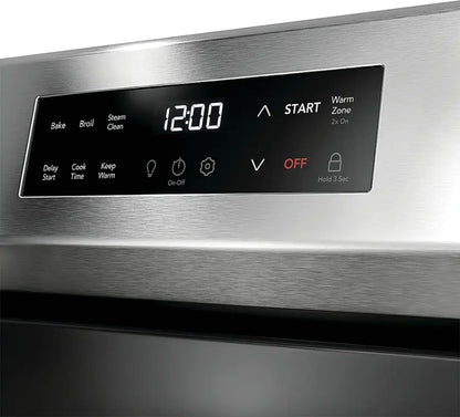 Frigidaire FCRE3062AS 30-inch Freestanding Electric Range with EvenTemp, Stainless Steel