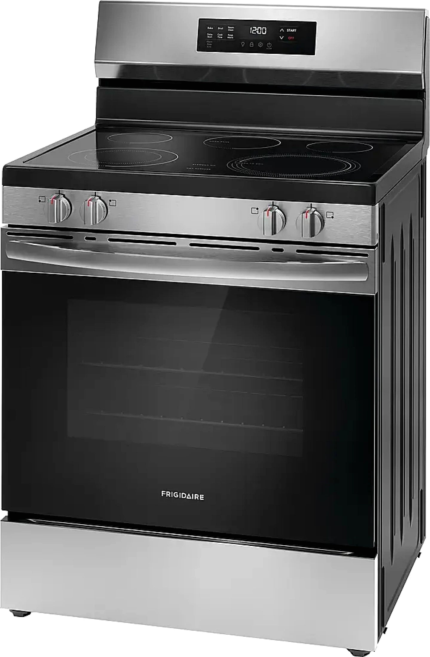 Frigidaire FCRE3062AS 30-inch Freestanding Electric Range with EvenTemp, Stainless Steel
