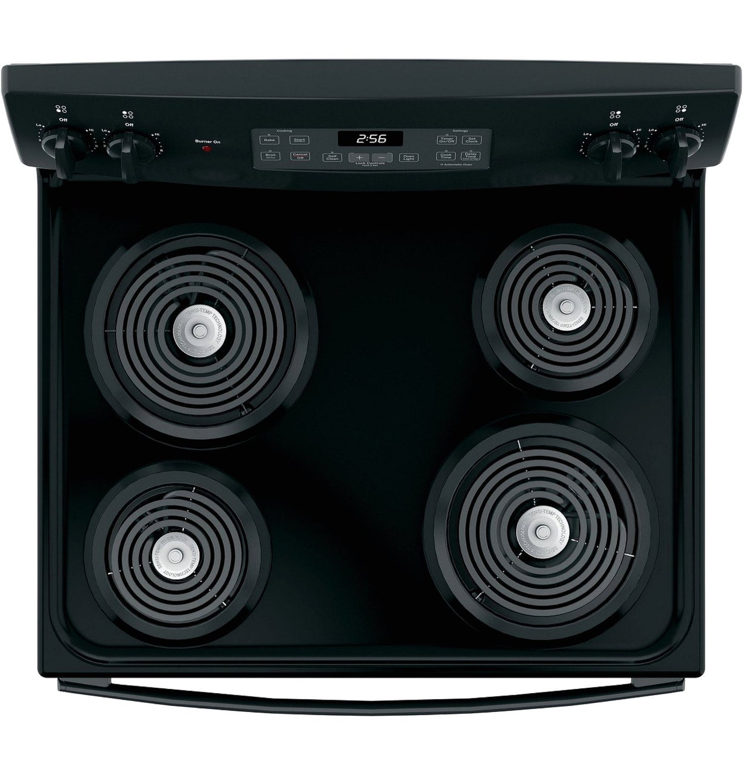 GE 30 Inch Freestanding Electric Range with Self-Clean Oven, Black (JB256DMBB)