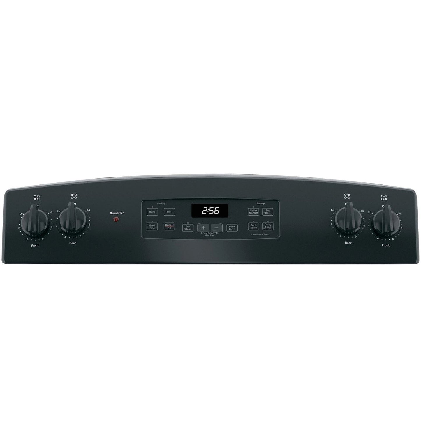 GE 30 Inch Freestanding Electric Range with Self-Clean Oven, Black (JB256DMBB)