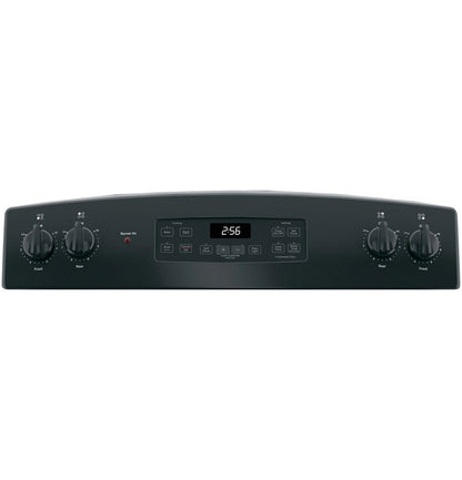 GE 30 Inch Freestanding Electric Range with Self-Clean Oven, Black (JB256DMBB)
