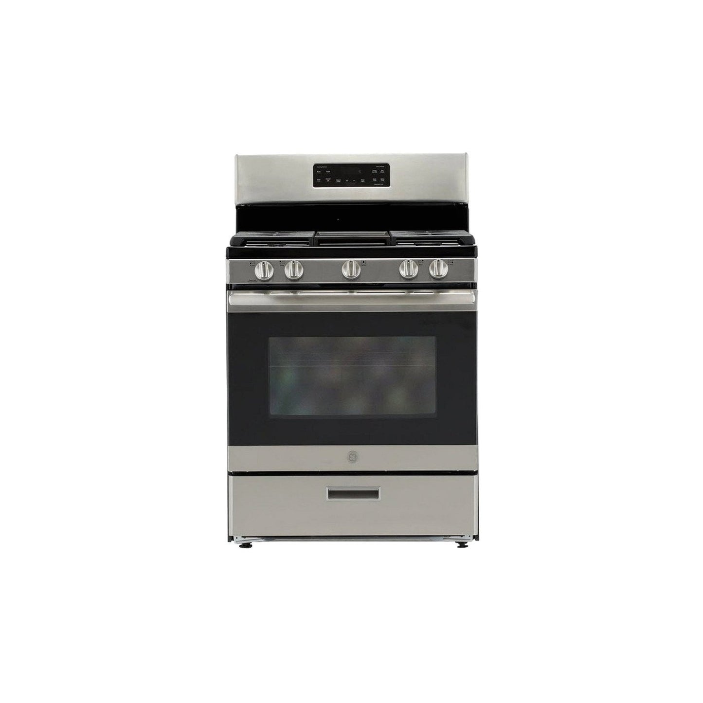GE 30-Inch Freestanding Gas Range with 4.8 cu. ft. Oven Capacity and Sealed Cooktop Burners