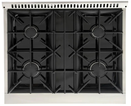 Kucht Professional 30-Inch 4.2 cu. ft. Gas Range with Convection Oven in Titanium