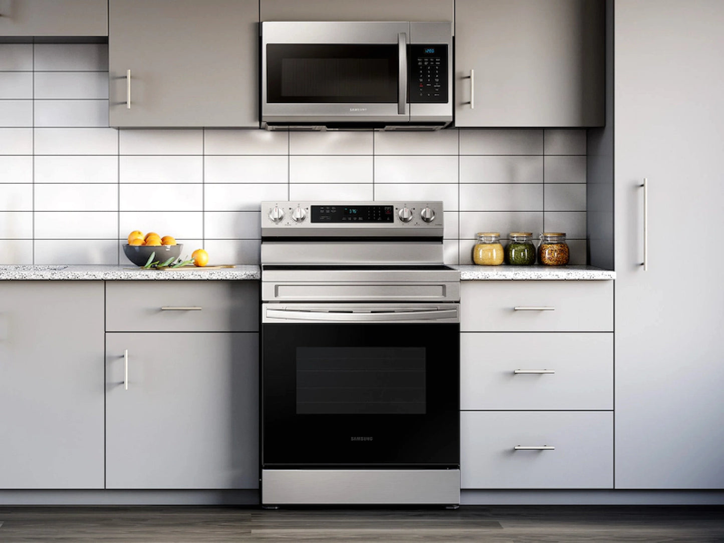 Samsung 6.3 Cu. Ft. Smart Freestanding Electric Range NE63A6311SS