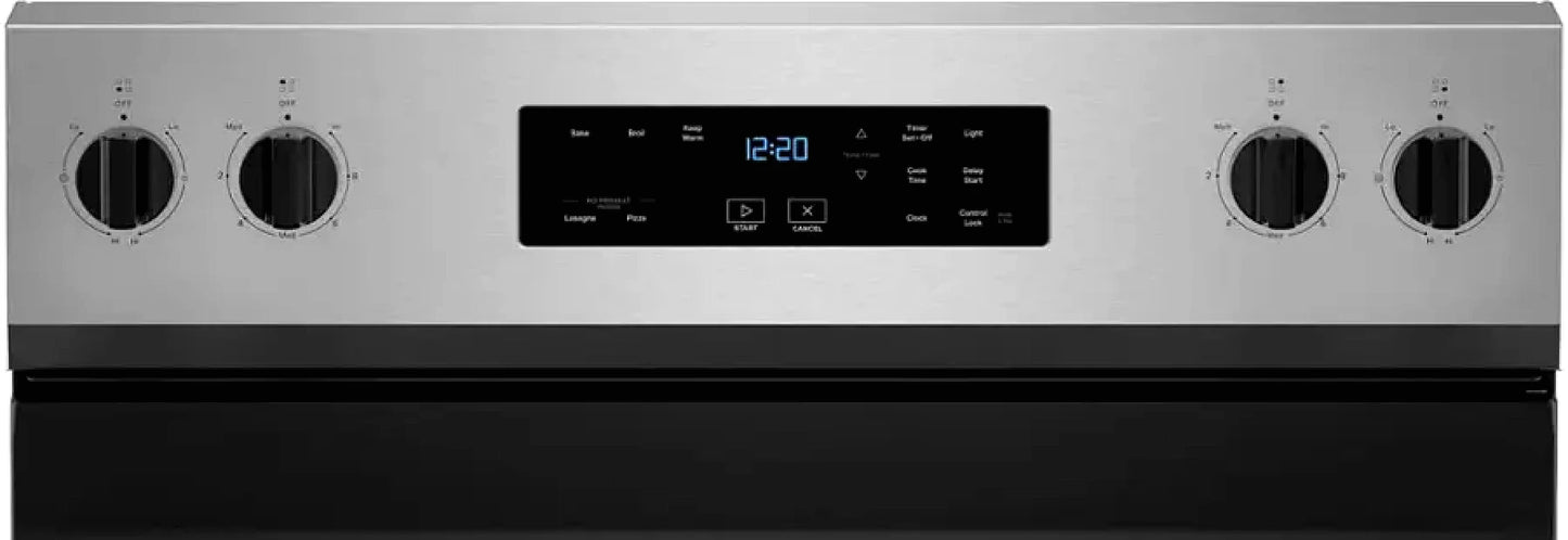 Whirlpool WFE535S0JS 5.3 cu. ft. Freestanding Electric Range with Fan Convection and Frozen Bake Technology, Stainless Steel